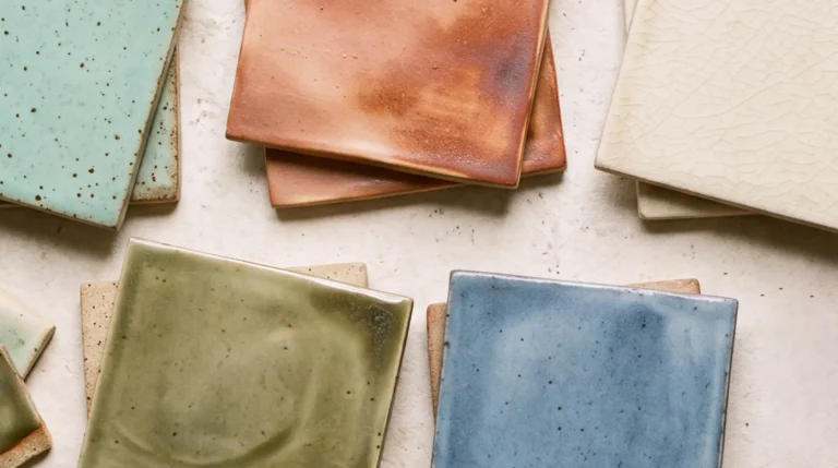 Porto Clara Custom made tiles with different colours and glazes